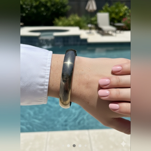 🫴 Vintage Gold Tone Cuff Bracelet Maximalist - Vintage? J.Crew - Picture 8 of 14